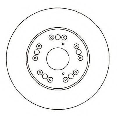 LEXUS 4351250040 гальмівний диск