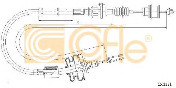 ROVER GVC905051 Трос, управління зчепленням