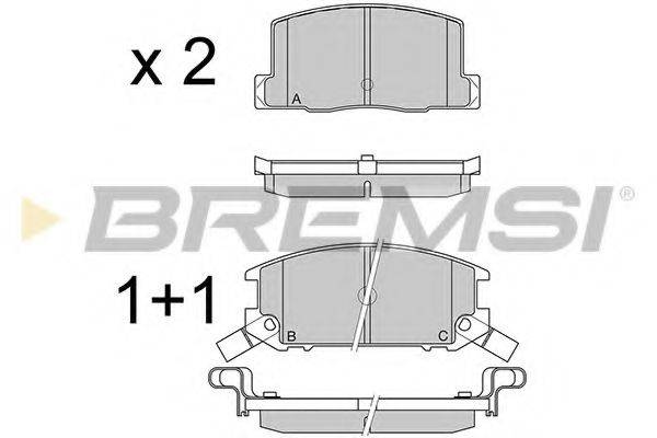 BREMSI BP2325