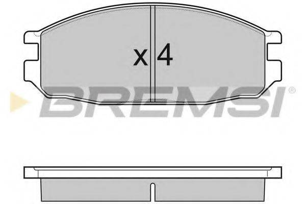BREMSI BP3069