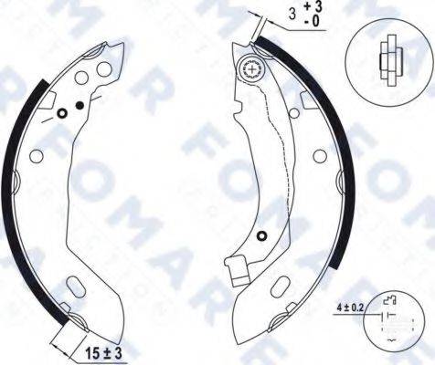 FOMAR FRICTION FO 0415