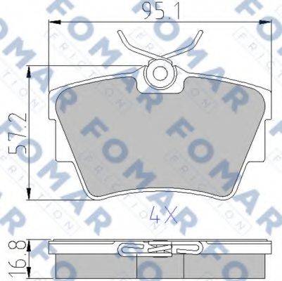 FOMAR FRICTION FO 920281
