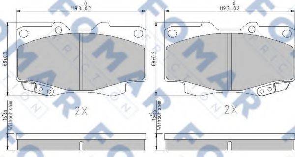 FOMAR FRICTION FO 932981