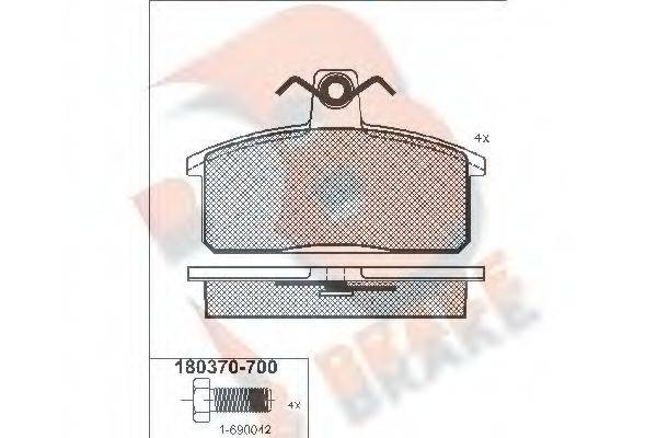 R BRAKE RB0370-700