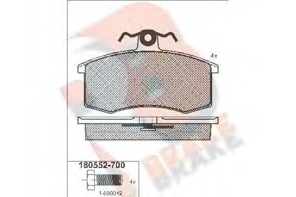 R BRAKE RB0552-700