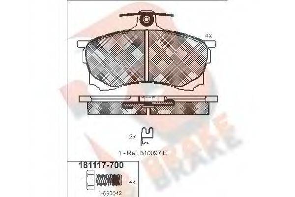 R BRAKE RB1117-700