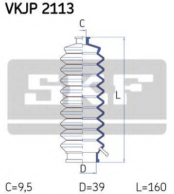 SKF VKJP2113 Комплект пильника, рульове керування