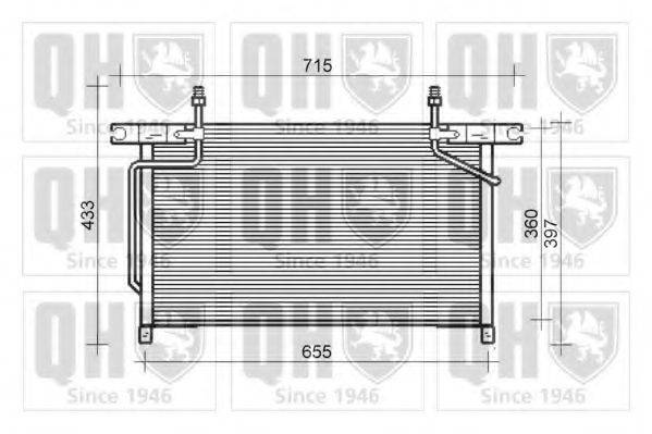 FORD 92110 0F06 0 Конденсатор, кондиціонер