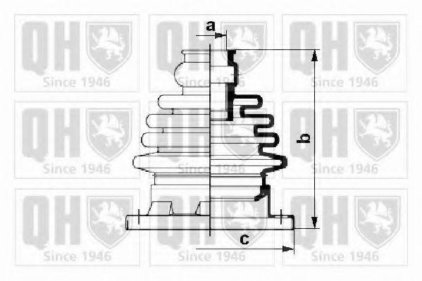 VW 191498201B Комплект пильника, приводний вал