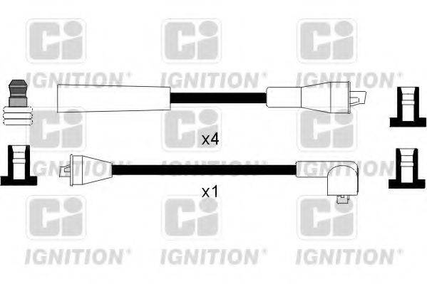 QUINTON HAZELL XC1025 Комплект дротів запалювання