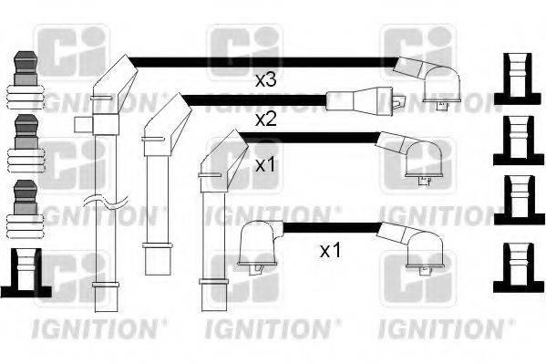 QUINTON HAZELL XC1044 Комплект дротів запалювання