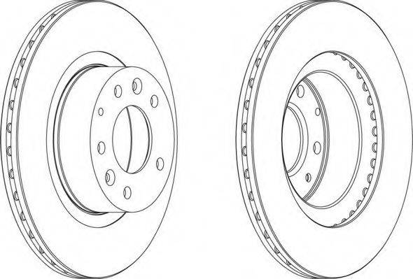 BRAKE ENGINEERING DI955444 гальмівний диск