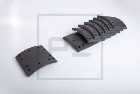 PE AUTOMOTIVE 19037 Комплект гальмівних черевиків, барабанні гальма