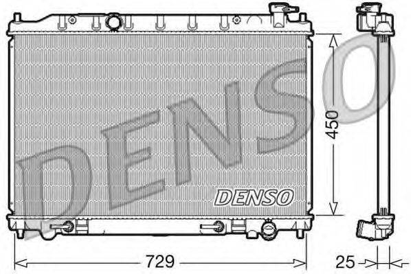 DENSO DRM46029 Радіатор, охолодження двигуна