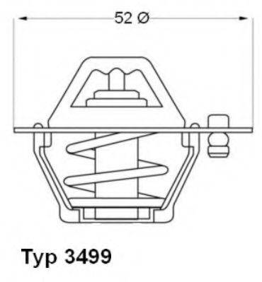 MAZDA B366-15-171 Термостат, охолоджуюча рідина