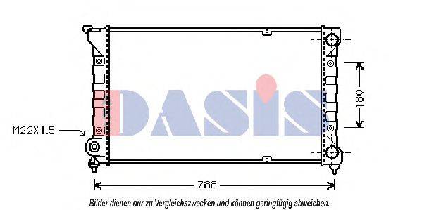 VAG 353121253AD Радіатор, охолодження двигуна
