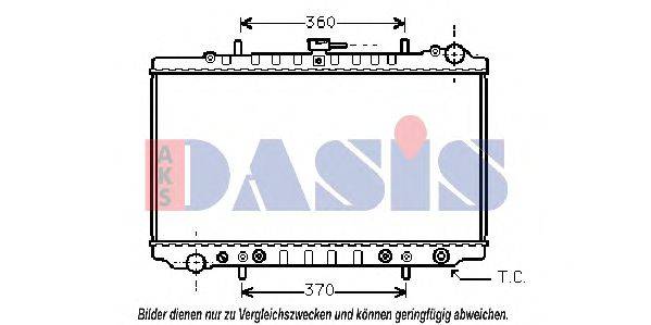 NISSAN 2146074N00 Радіатор, охолодження двигуна