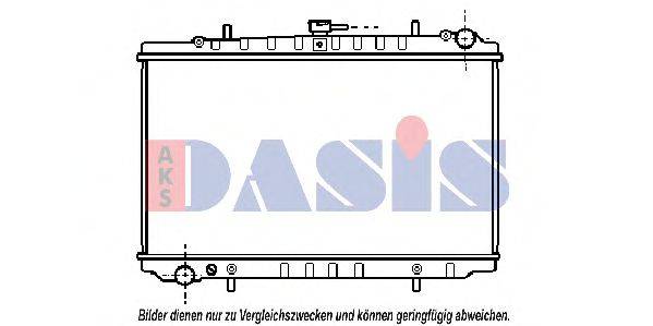 AKS DASIS 071640N Радіатор, охолодження двигуна