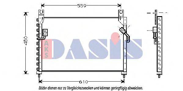 MAZDA LB40-61-480 Конденсатор, кондиціонер