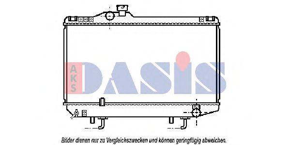 AKS DASIS 213270N Радіатор, охолодження двигуна