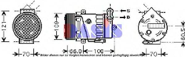 AKS DASIS 851409N Компресор, кондиціонер