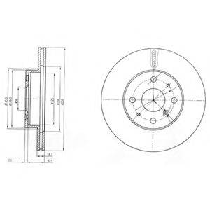 DELPHI BG3920 гальмівний диск