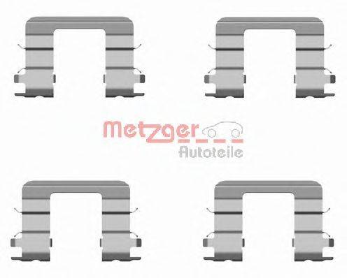 METZGER 1091696 Комплектуючі, колодки дискового гальма
