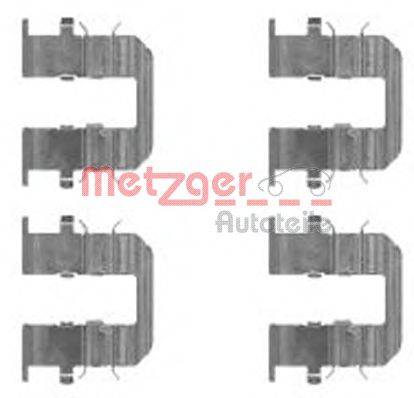 METZGER 1091746 Комплектуючі, колодки дискового гальма