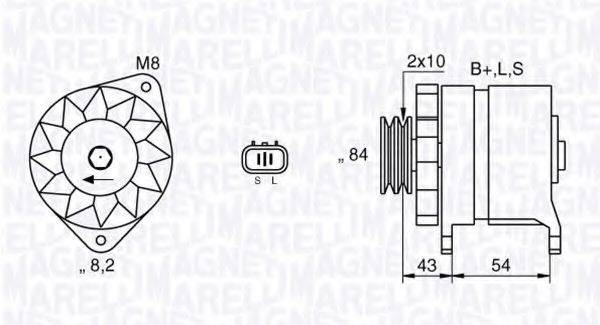 MAGNETI MARELLI 063532625010 Генератор