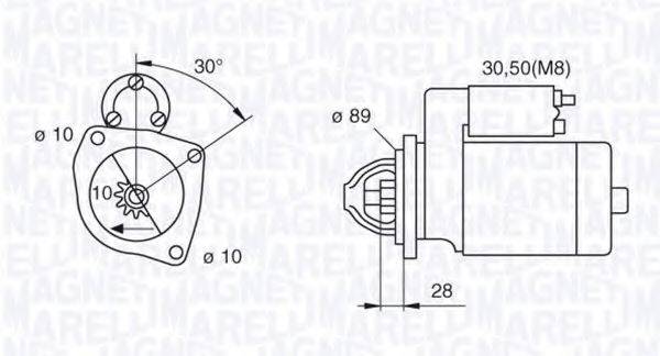 MAGNETI MARELLI 063522188120 Стартер