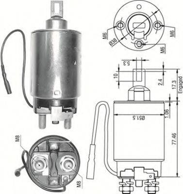 MITSUBISHI M2T53086 Стартер